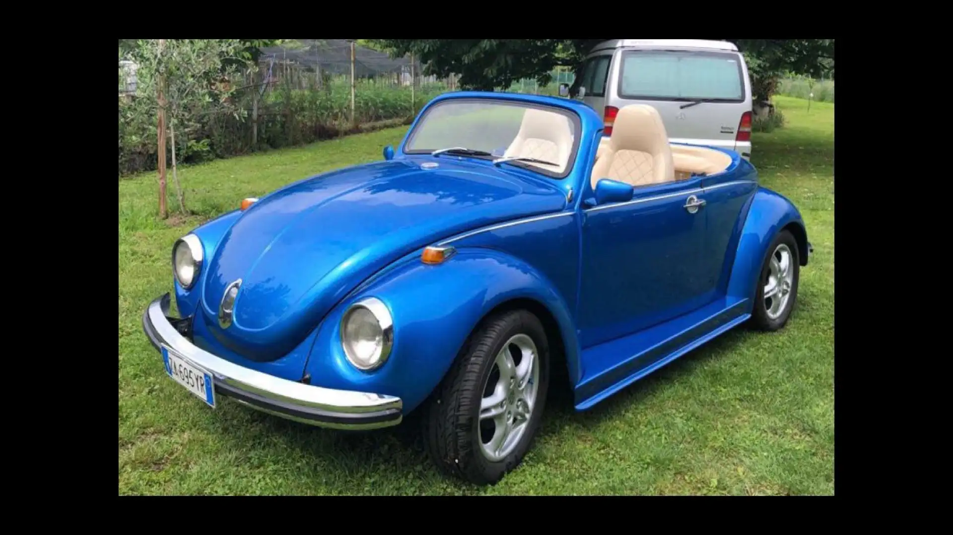 Volkswagen Käfer cabriolet Bleu - 1