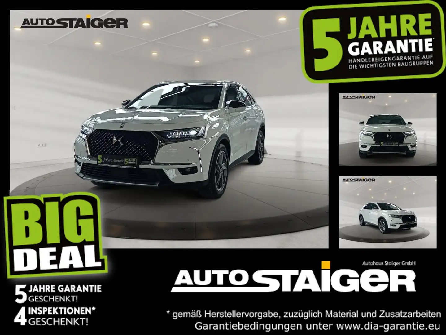 DS Automobiles DS 7 Crossback DS7 Crossback Rivoli Fernlichtass.+Kam.+KlimaA Blanc - 1