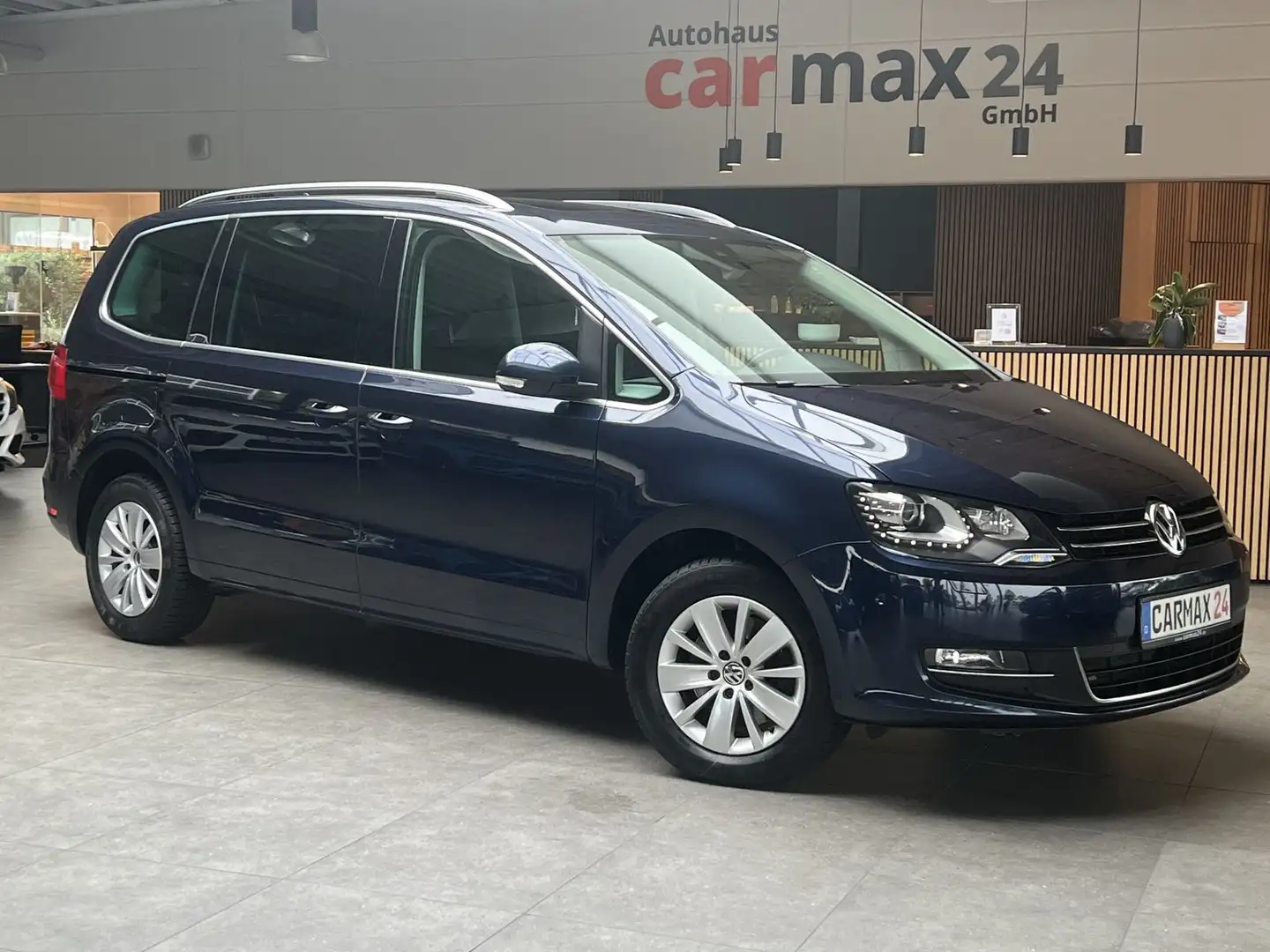 Volkswagen Sharan Highline BMT 7-Sitzer Navi*Pano*RfK*Leder Bleu - 1