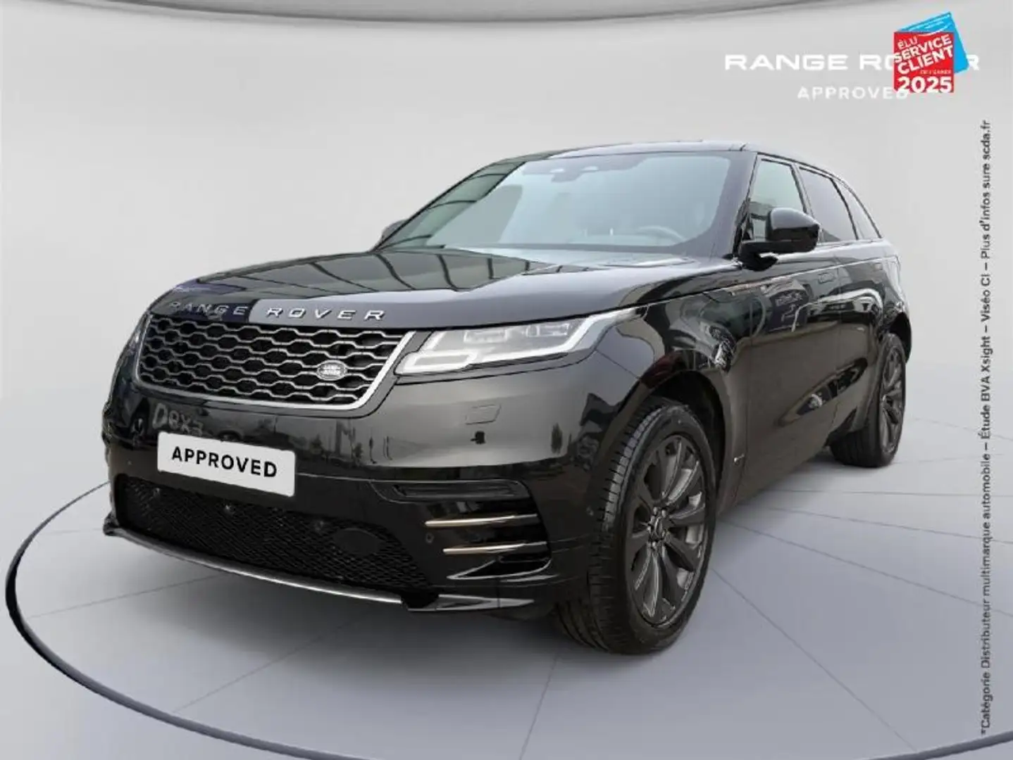 Land Rover Range Rover Velar 2.0 P400e 404ch PHEV Dynamic SE AWD BVA Sieges chauf GPS Camera Carplay Meridian Noir - 1