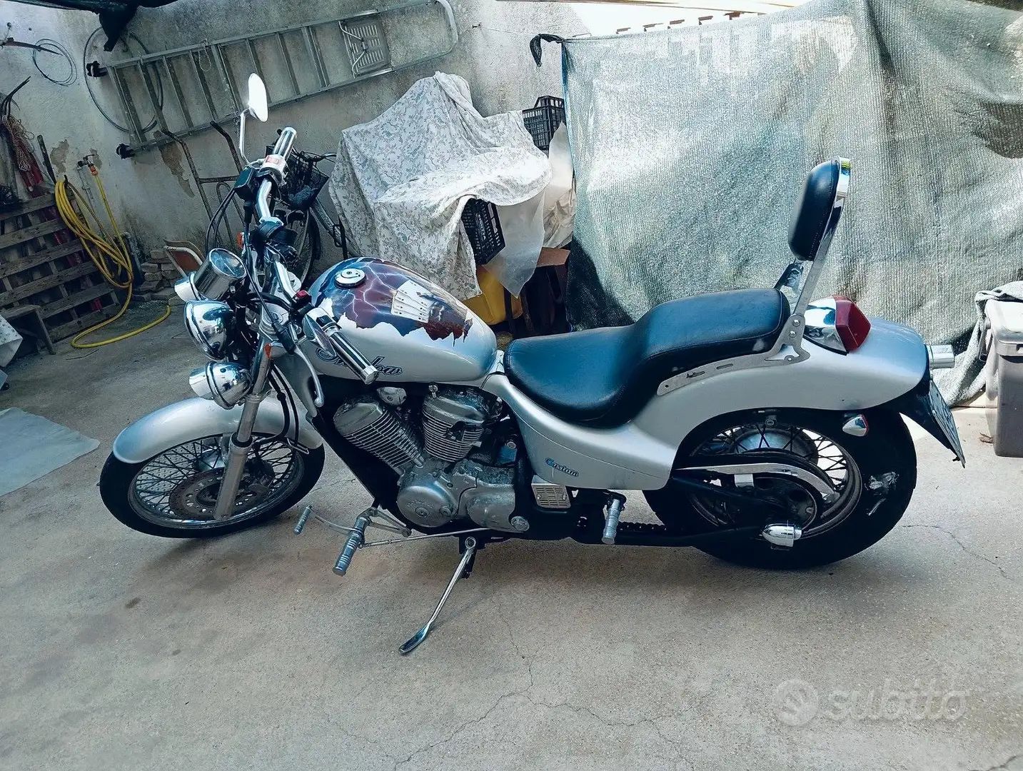 Honda Shadow 600 Vt Grey - 1