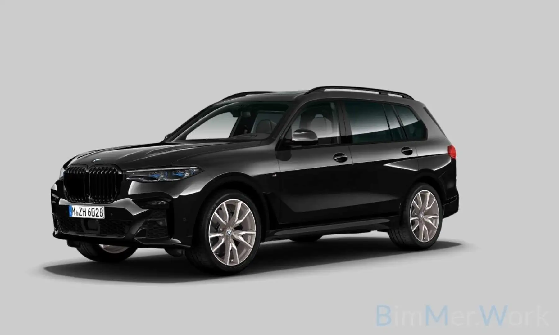 BMW X7 M Panorama Laser 360°HUD H K SoftCl TV 22 Noir - 1