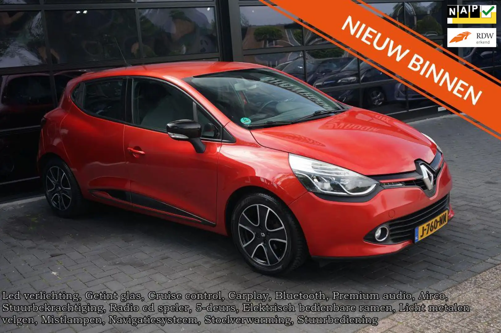 Renault Clio 0.9 TCe Authentique, Navi, CC, Led, Clima Rood - 1