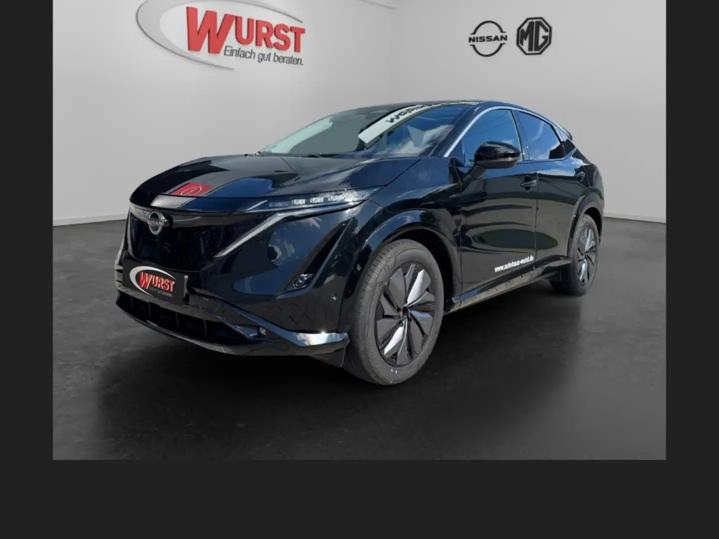 Nissan Ariya 87 kWh Evolve Pack Head-Up Pano-Dach Navi LED Kame Schwarz - 1