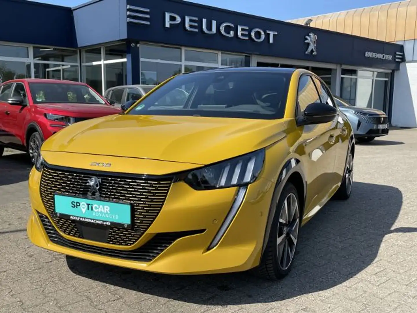 Peugeot 208 Elektromotor 136 GT Geel - 1