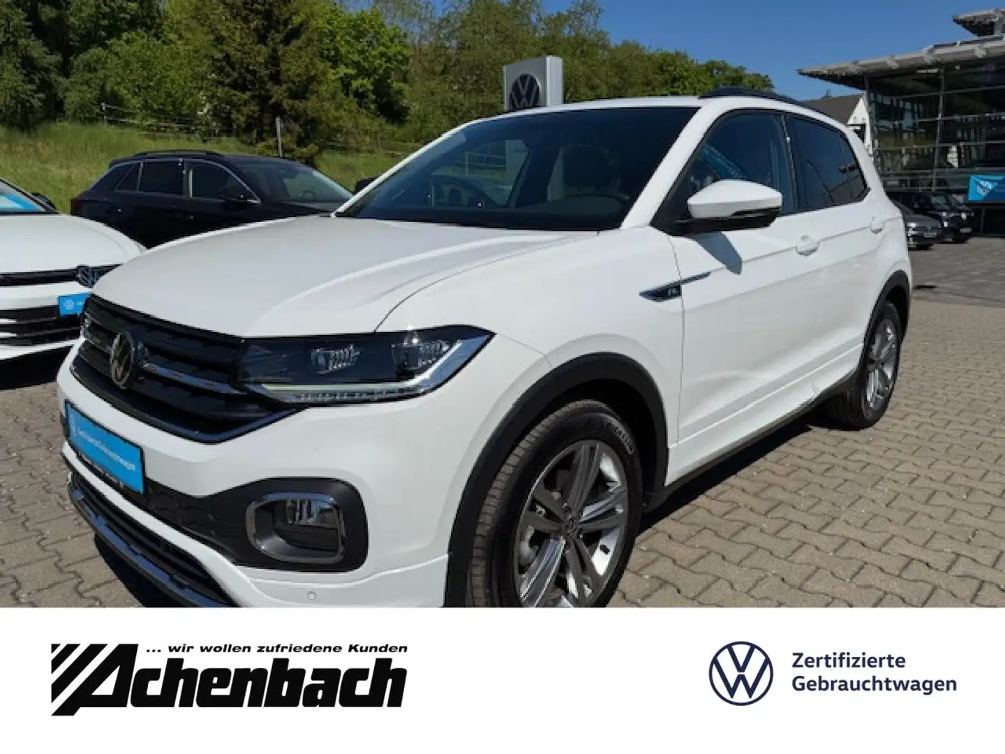 Volkswagen T-Cross R-Line 1.0 TSI , ACC, Rear View, Licht + Weiß - 1