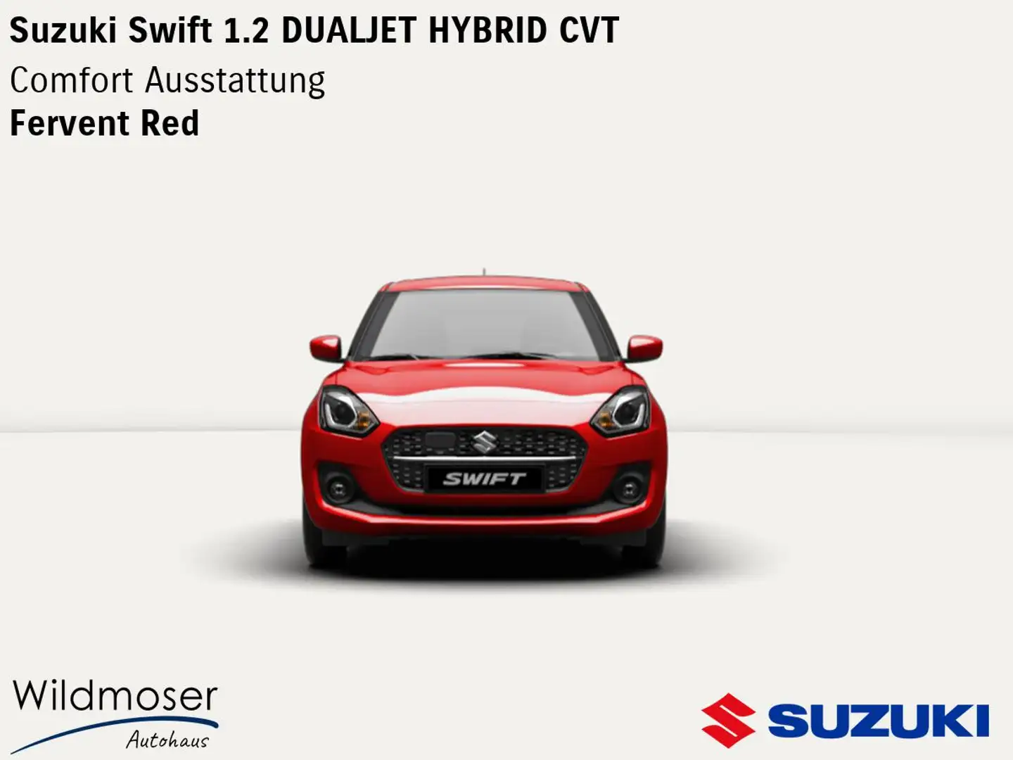 Suzuki Swift ❤️ 1.2 DUALJET HYBRID CVT ⏱ Sofort verfügbarer Vor Rot - 2
