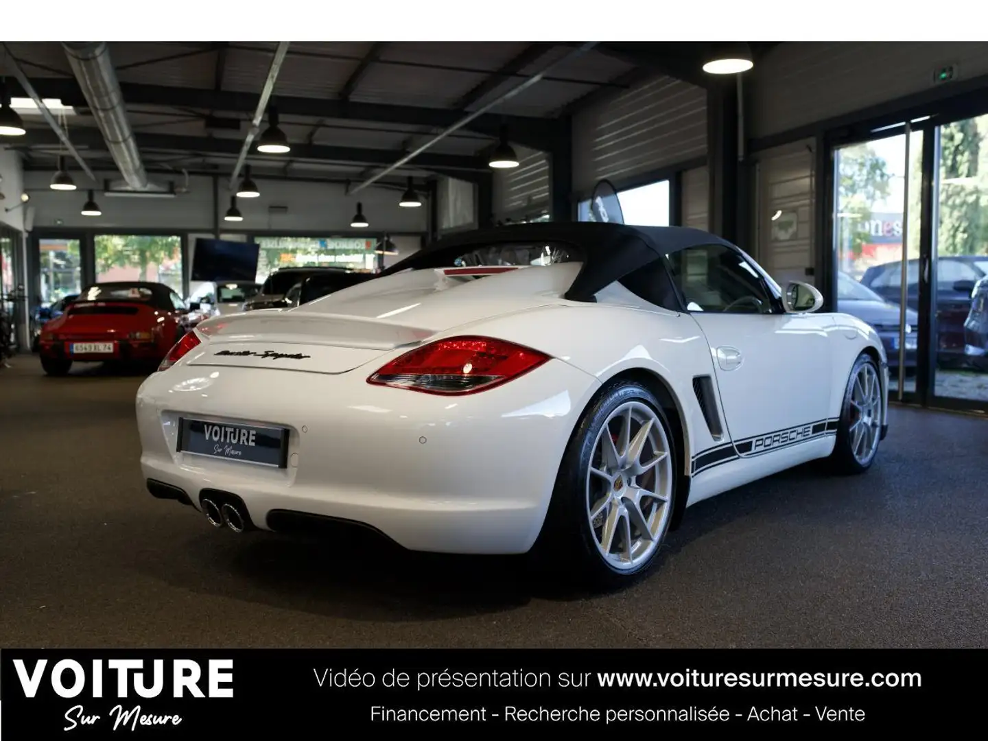 Porsche Boxster Spyder 987 3.4i 320ch BVM - 17500km Blanc - 2