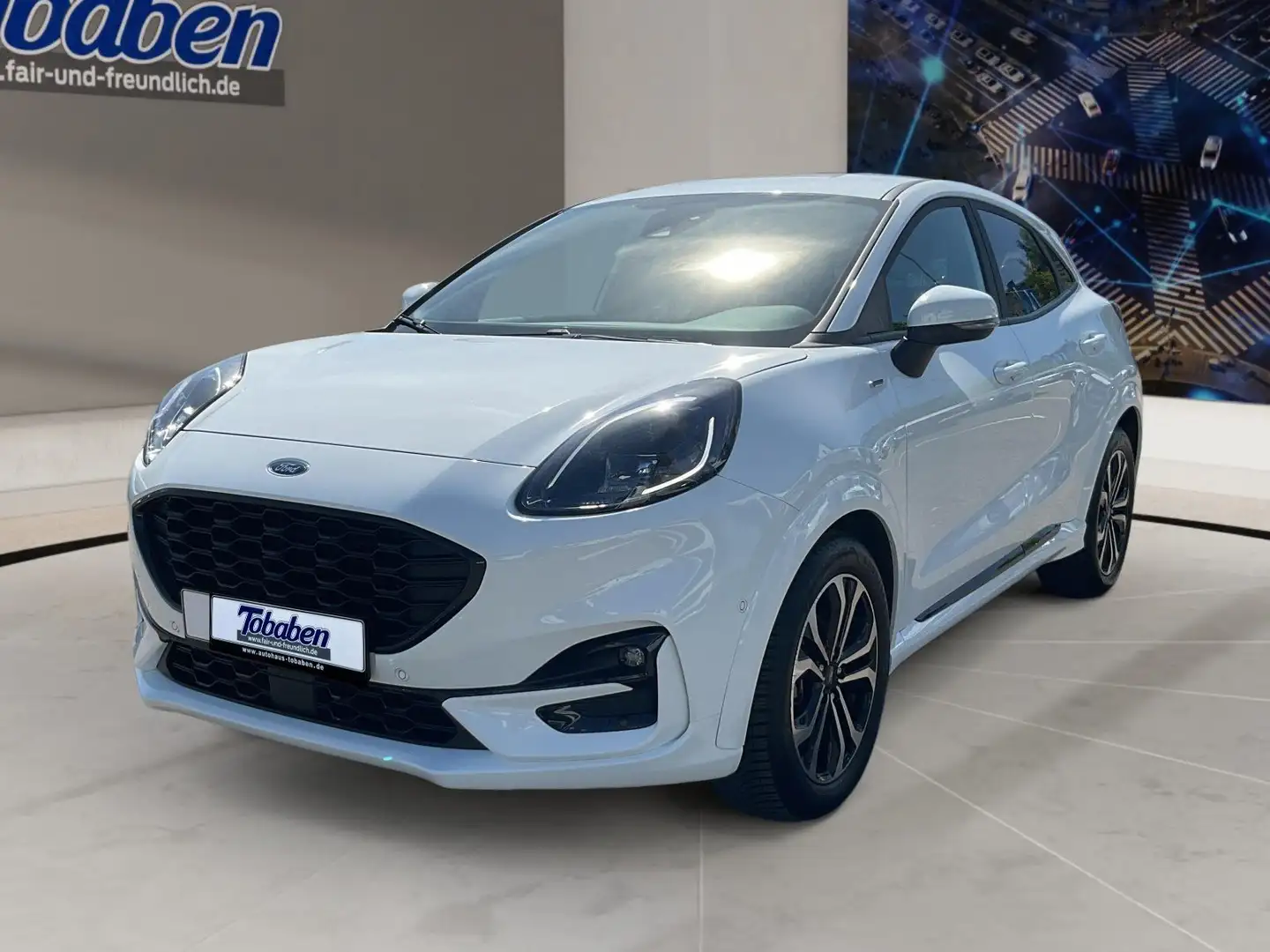 Ford Puma ST-Line 1.0 Mhd Klima Navi LED Blanc - 1