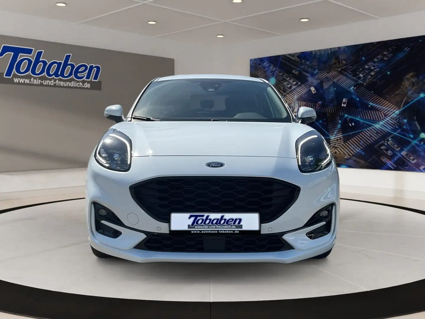 Ford Puma ST-Line 1.0 Mhd Klima Navi LED Blanc - 2