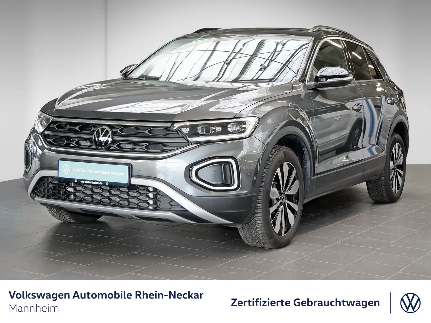 Volkswagen T-Roc 2.0 TDI GOAl DSG Navi AHK Kamera uvm. Grau - 2