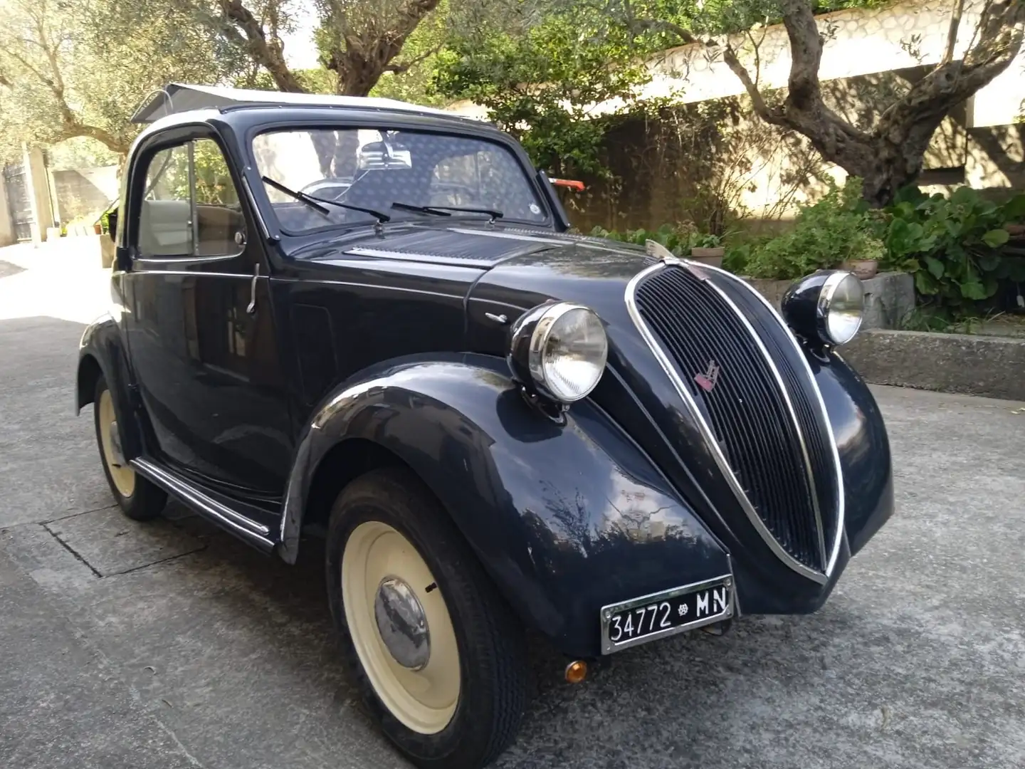 Fiat Topolino cabrio Gris - 1