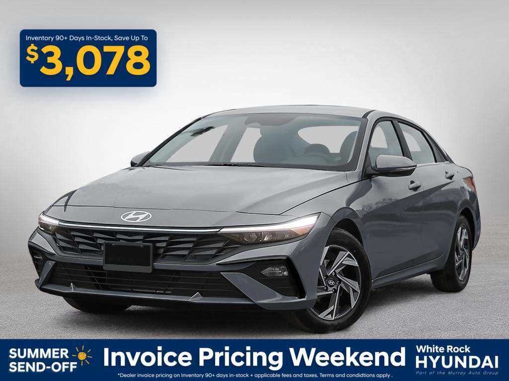 Gray (Amazon Grey) 2026 Hyundai Elantra Hybrid Sedan Automatic
