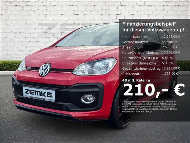 Volkswagen up! GTI 1.0 TSI Soundsystem Klimaautom Ambientebeleuch