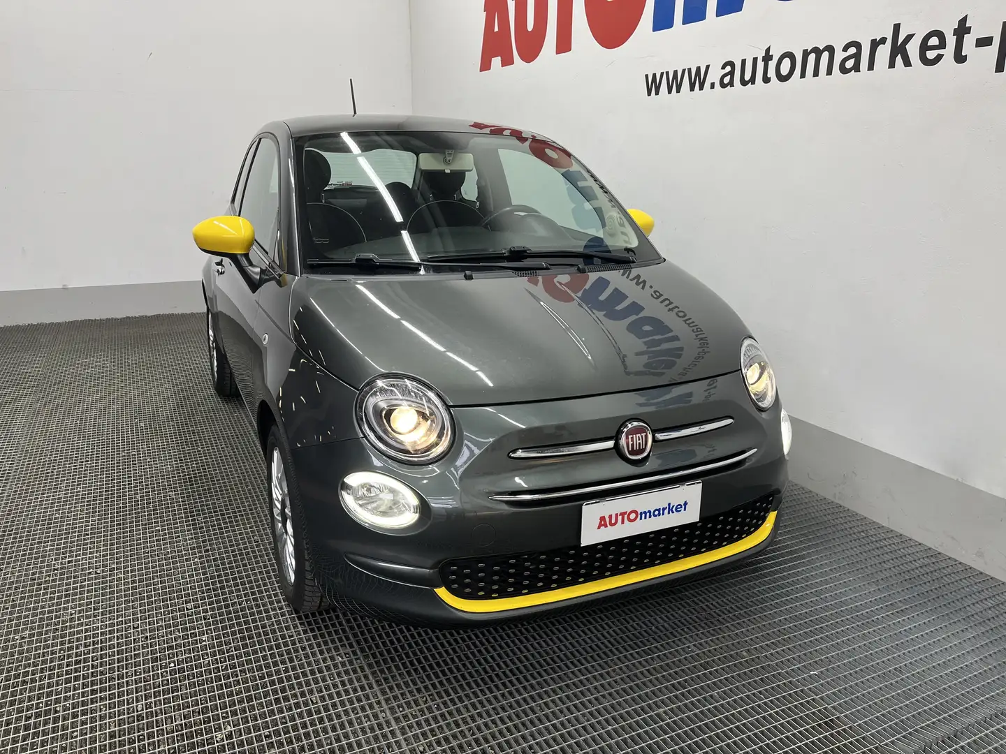 Fiat 500 1.2 Lounge Grigio - 2