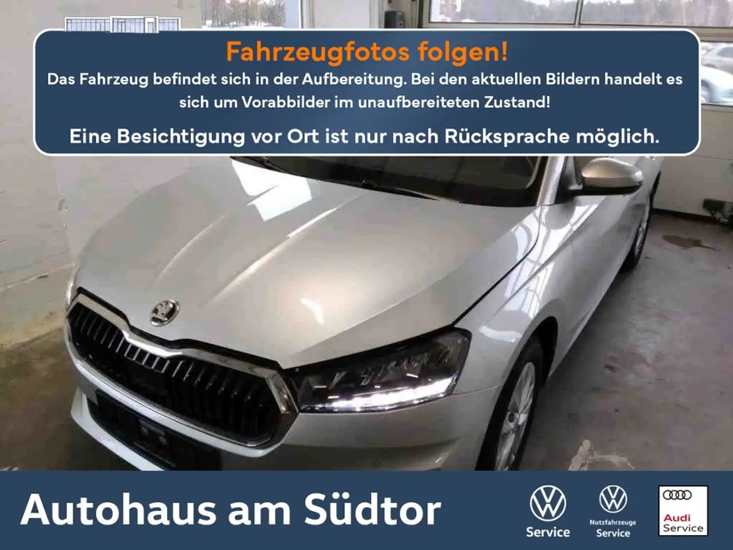 Skoda Fabia Selection 1.0 TSI | LED RFK ACC Navi Silber - 1
