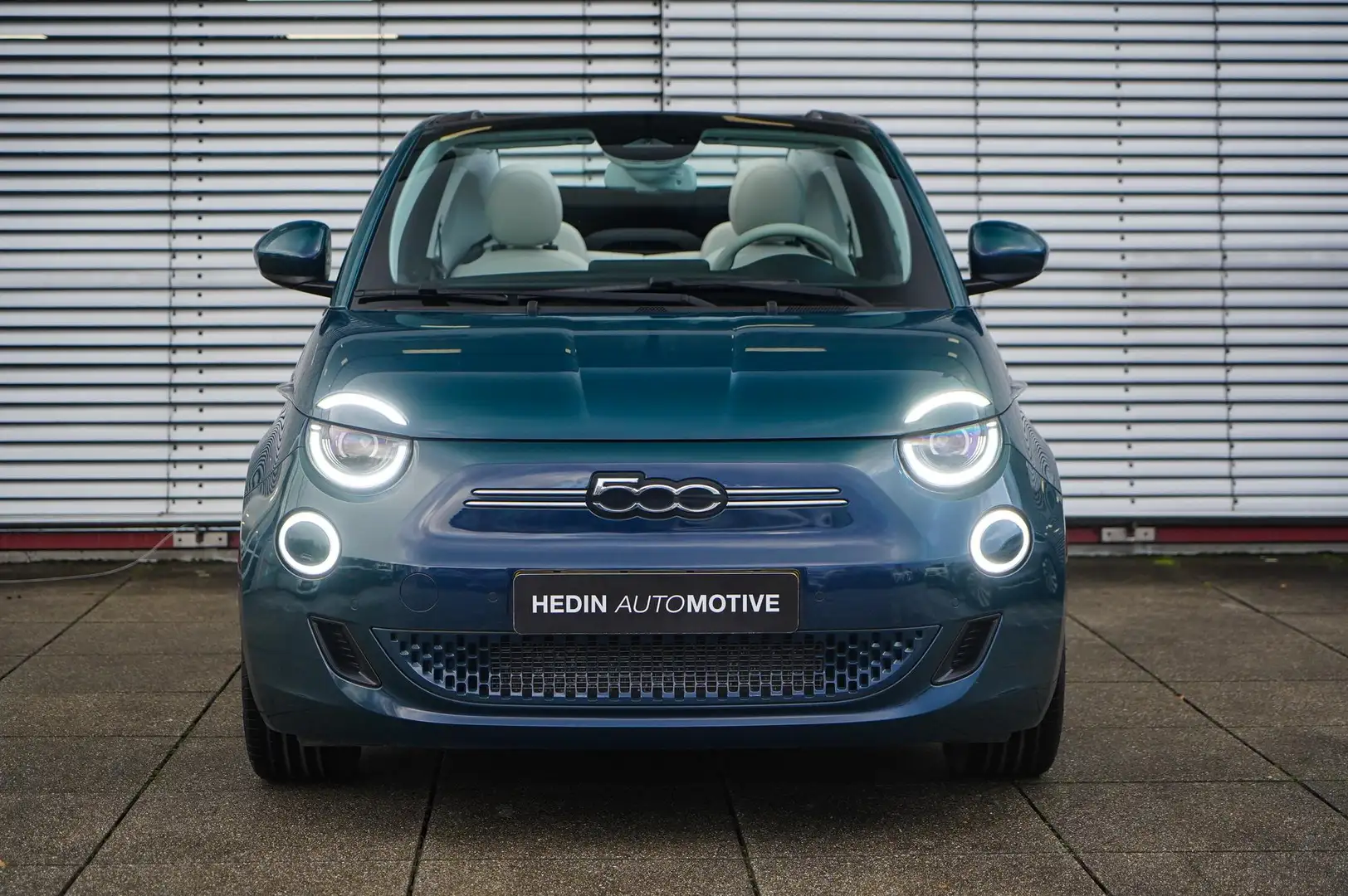 Fiat 500e La Prima 42 kWh Cabrio | LED | Navigatie | AppleCa Groen - 2