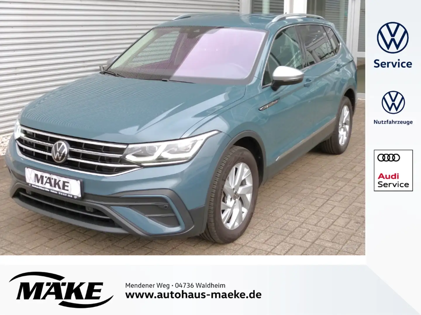 Volkswagen Tiguan Allspace 2.0 TDI, AHK, Matrix-LED, Rückfahrkamera, Blau - 1