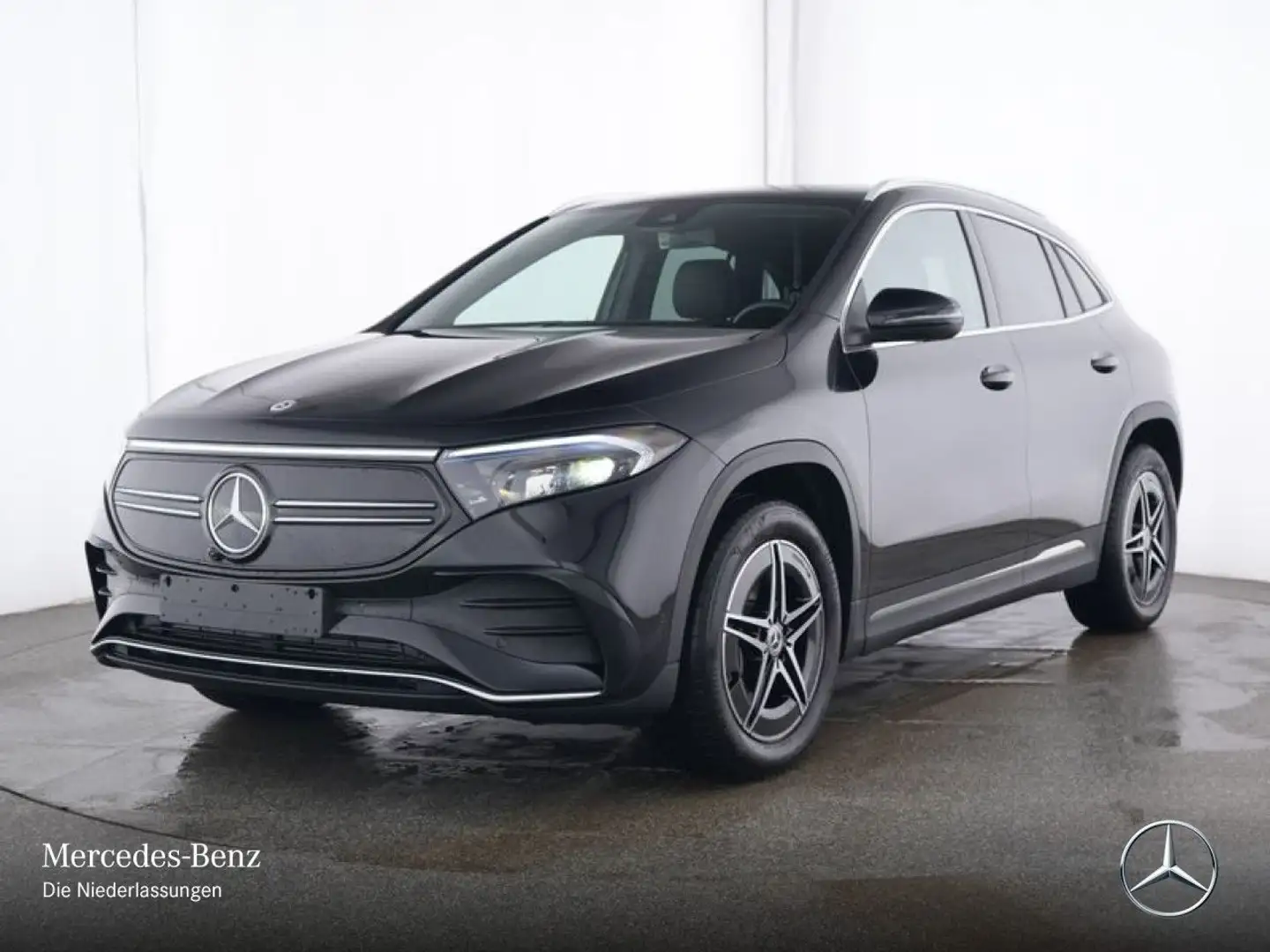 Mercedes-Benz EQA 300 4M AMG+ADVANCED+KAMERA+SPUR Schwarz - 2