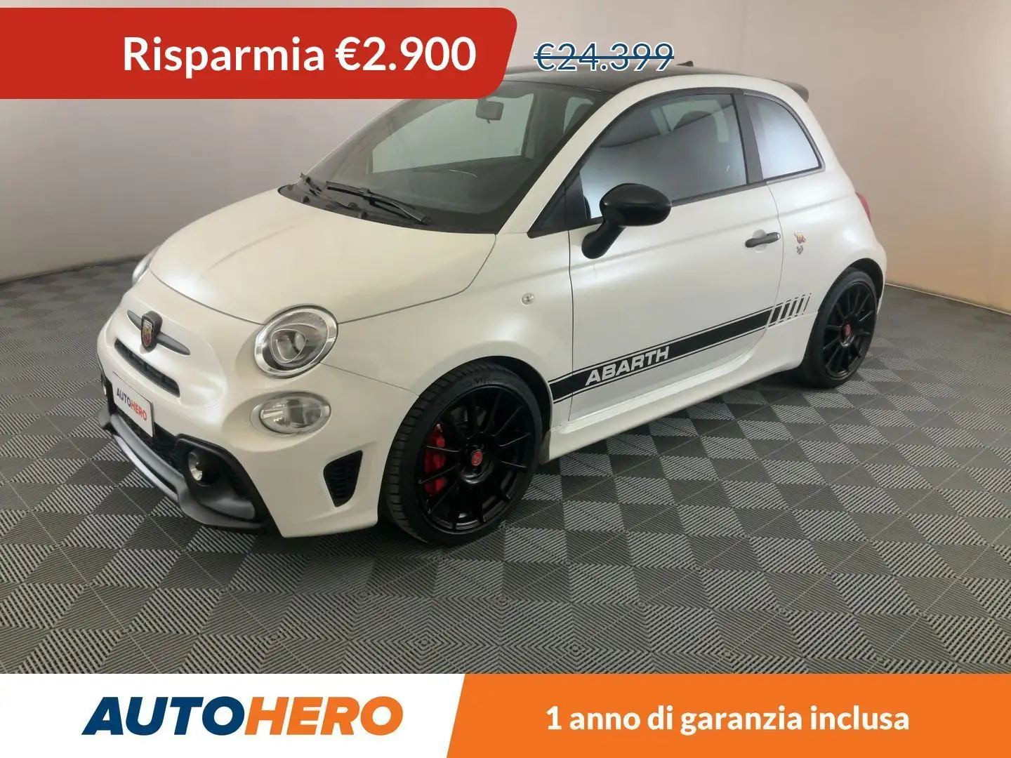 Abarth 595 1.4 Turbo esseesse 180 CV Bianco - 1