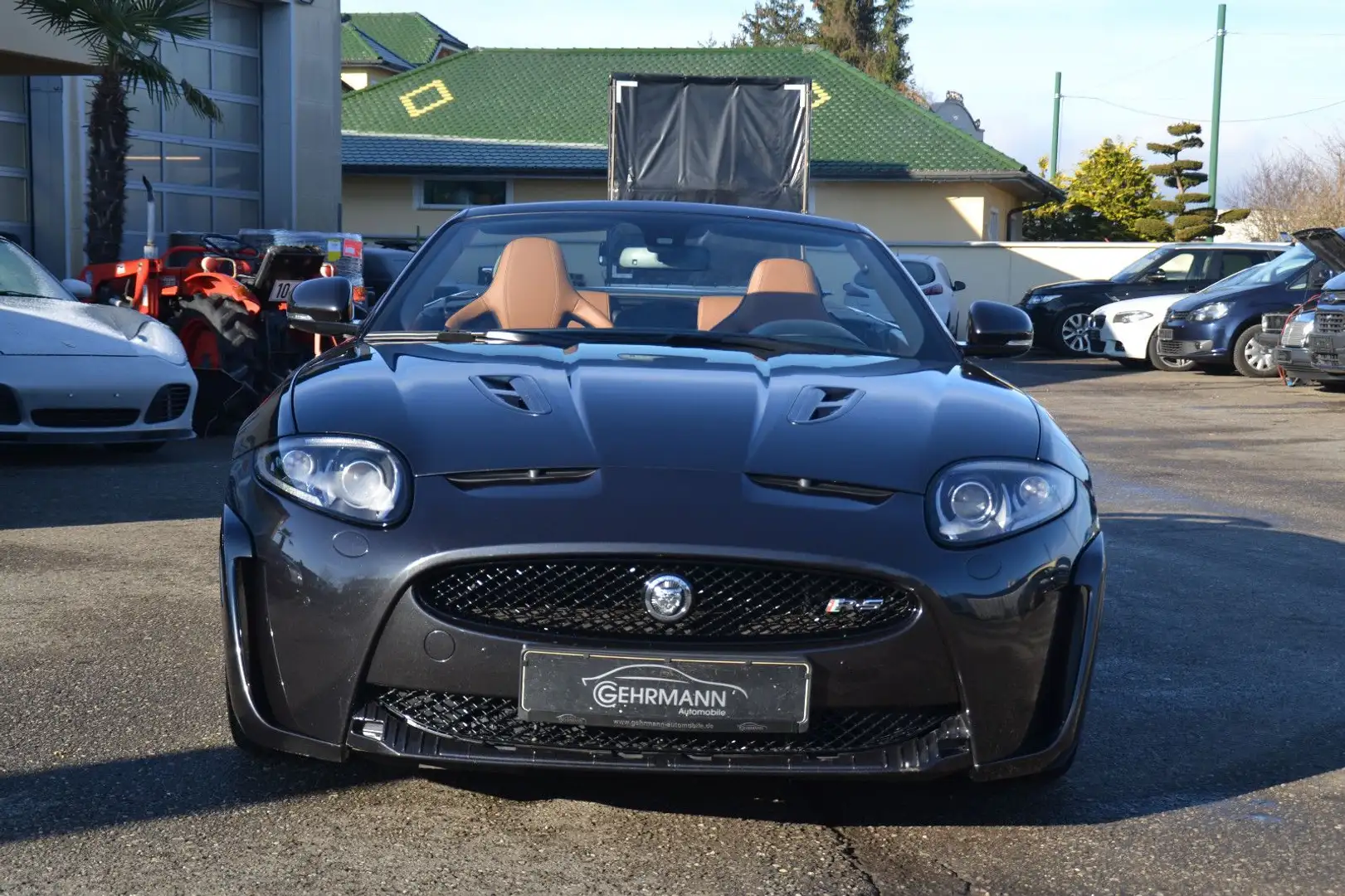 Jaguar XKR -S 5,0 V8 Komprerssor Cabrio*1 Vorbesitzer Negro - 2