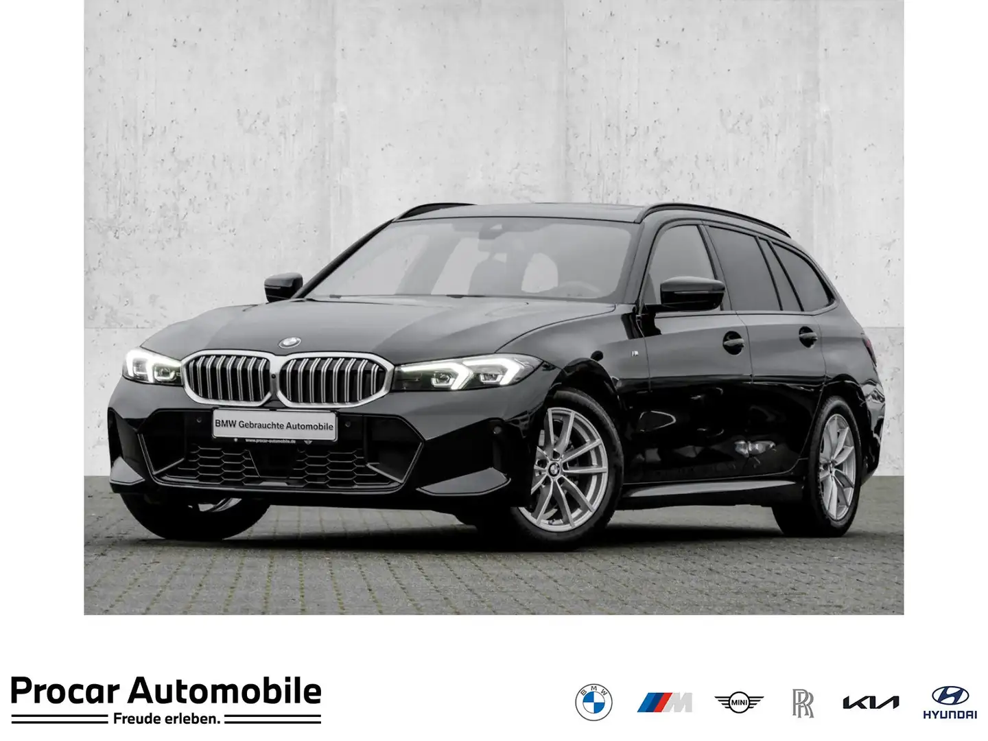 BMW 320 i M SPORT + HuD + Pano + AHK + Abstand + SHZ Schwarz - 1