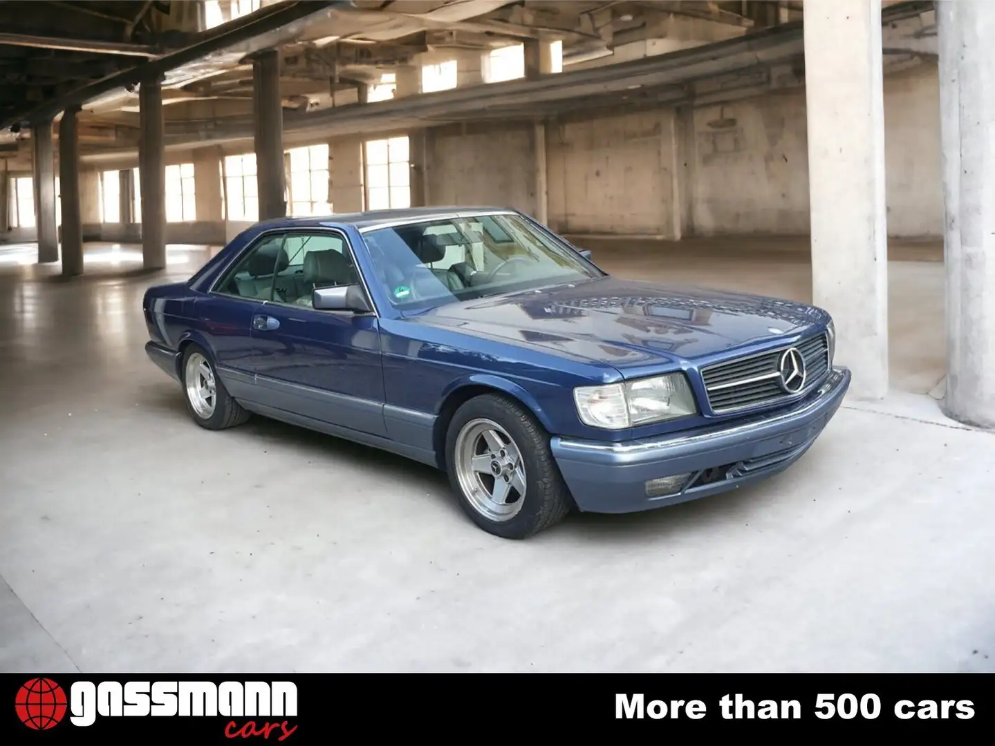 Mercedes-Benz 420 SEC Coupe, C126 Bleu - 2