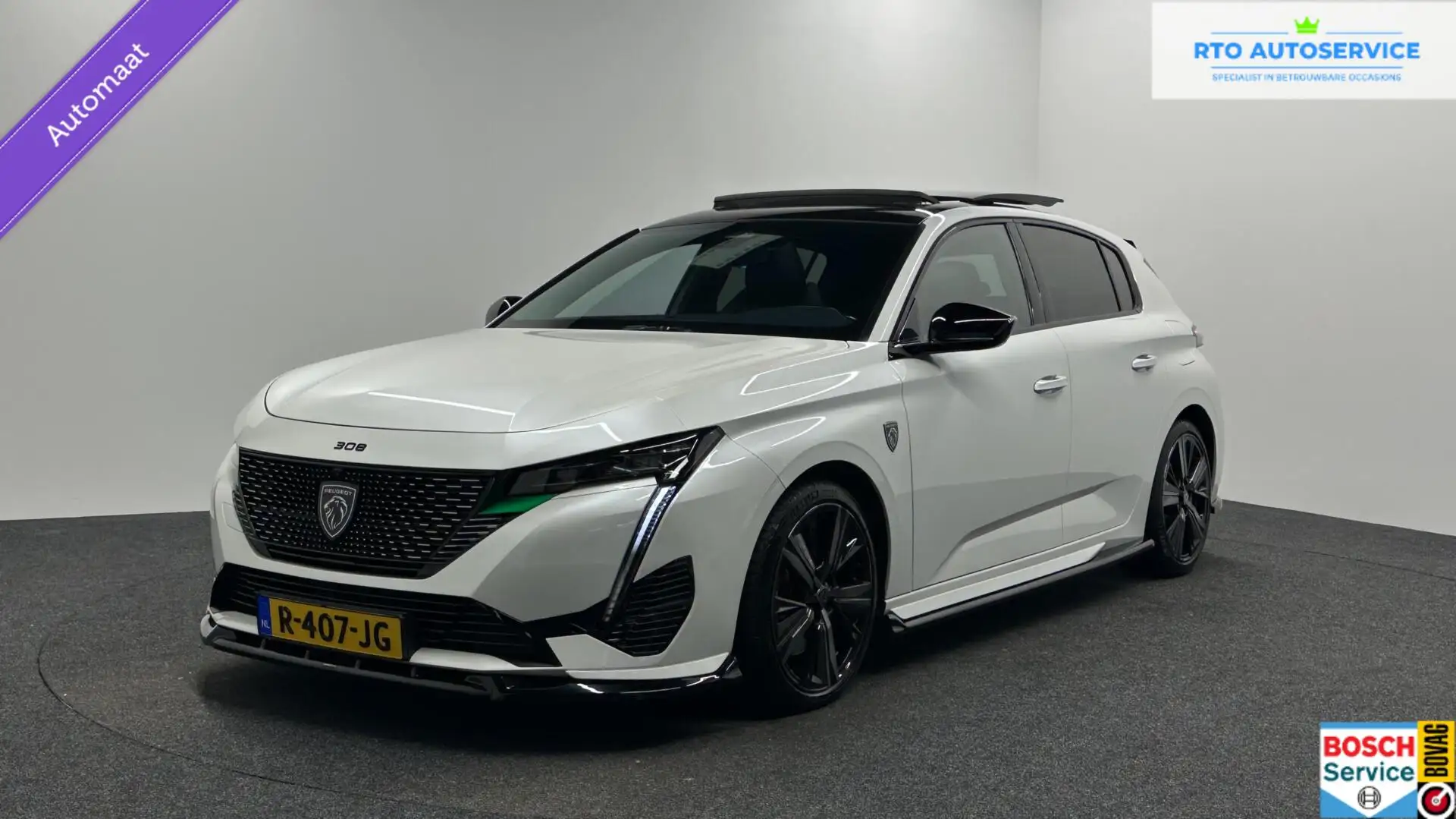 Peugeot 308 1.6 Plug-in Hybrid 225 GT Pack LEER PANO CAMERA EC Weiß - 1