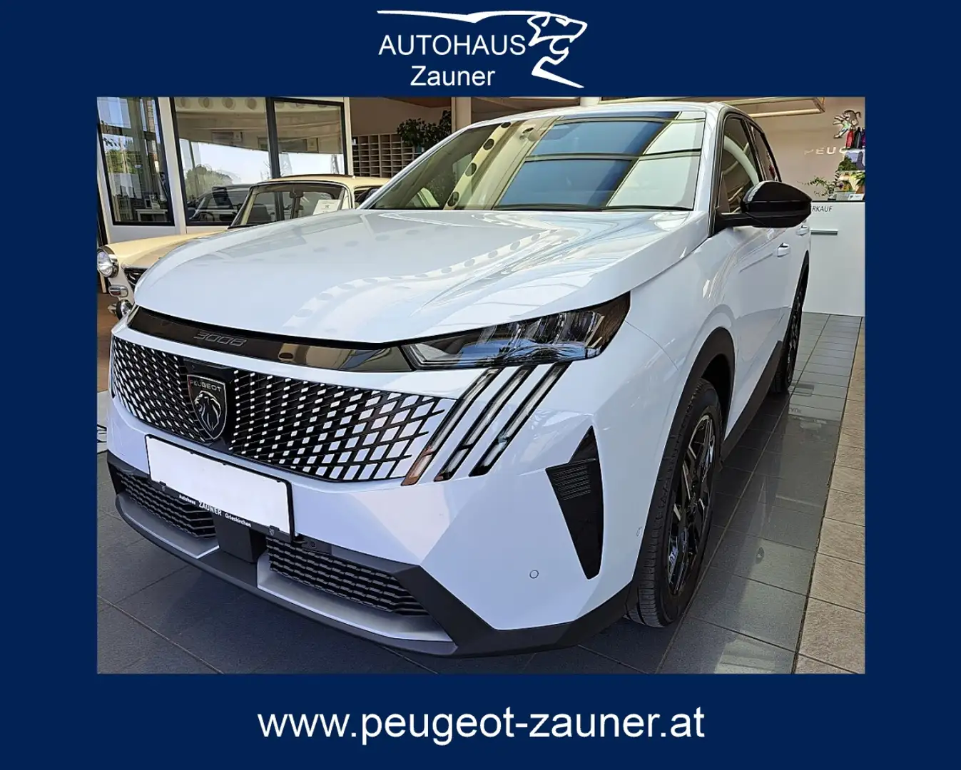 Peugeot 3008 Allure Hybrid 145 e-DCS6 Weiß - 1