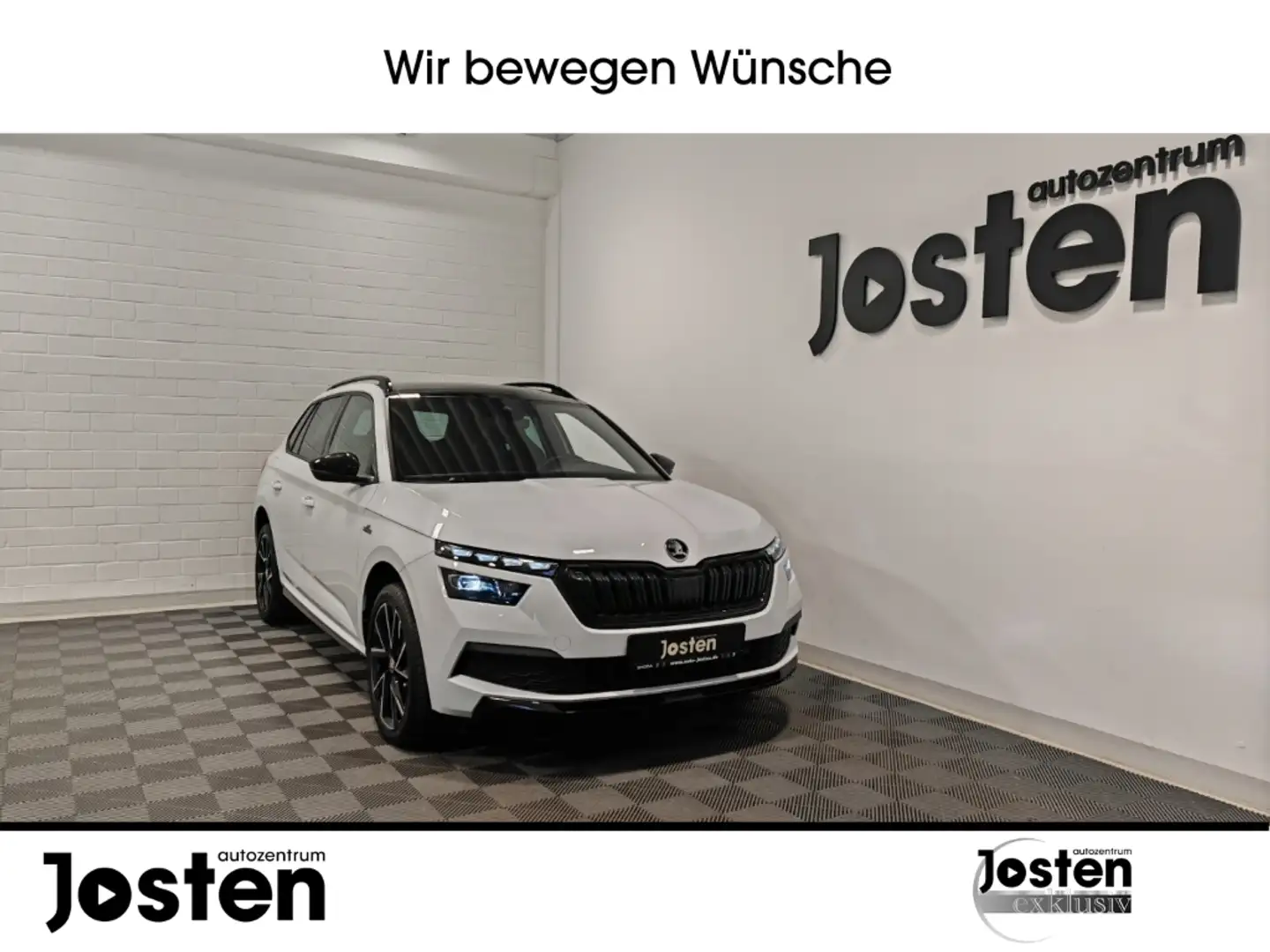 Skoda Kamiq Monte Carlo 1.5 TSI NAVI PDC ACC RFK LED VIRTUAL Wit - 1
