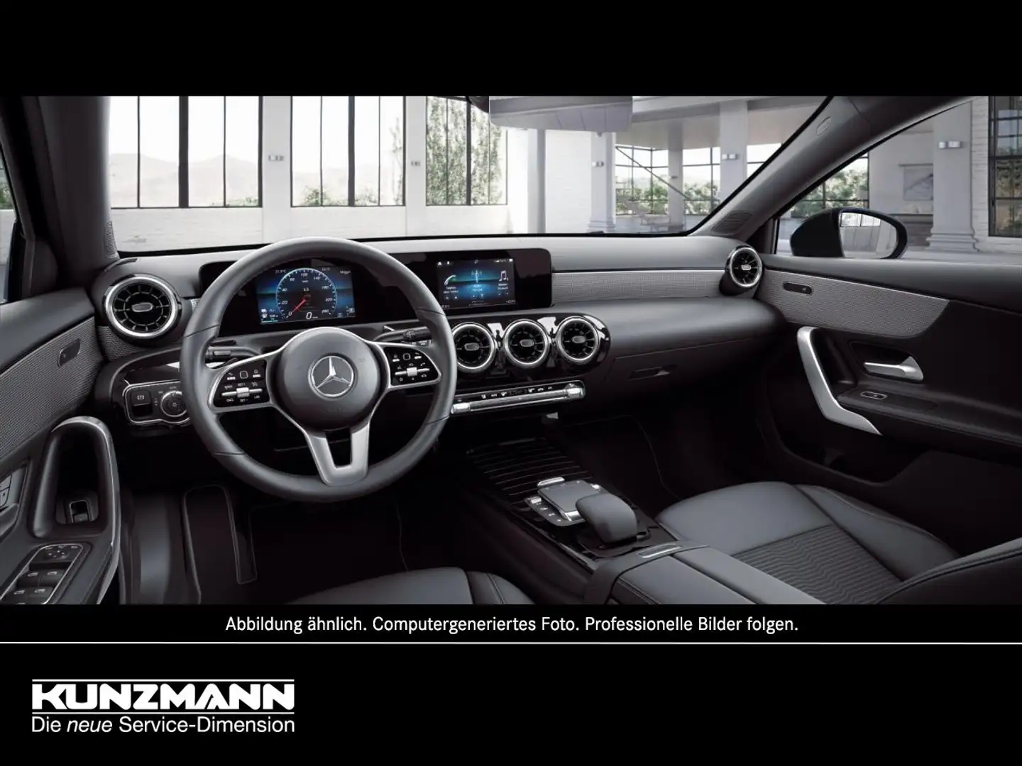 Mercedes-Benz A 250 e  Progressive MBUXNavi+ 360° AHK SpiegelP Zwart - 2