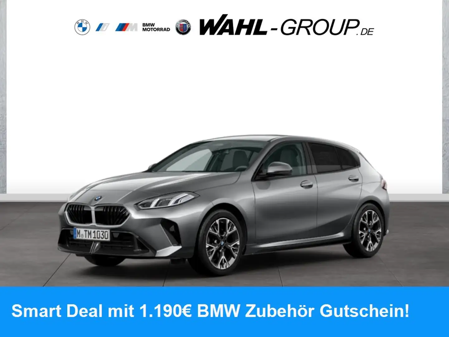BMW 120 M Sport Navi LED SHZ PDC Adapt Fahrwerk Grau - 1