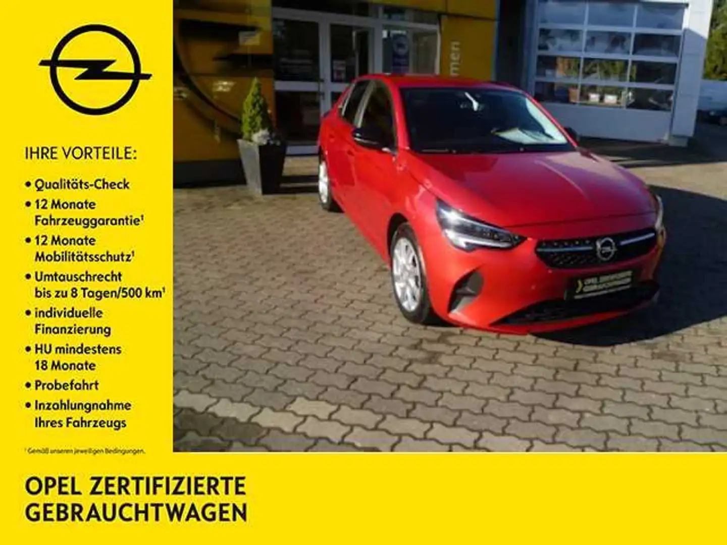 Opel Corsa Edition F Red - 1