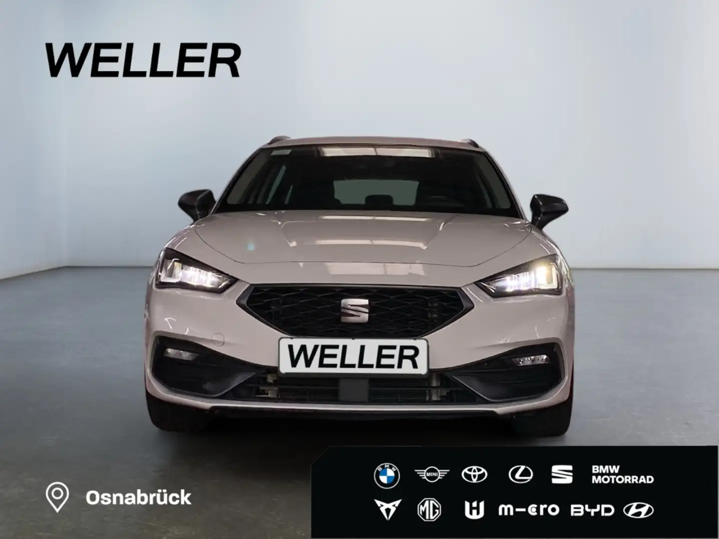 SEAT Leon ST 1.0 eTSI DSG FR *LED*CarPlay*SHZ*PDC*Navi* Weiß - 2