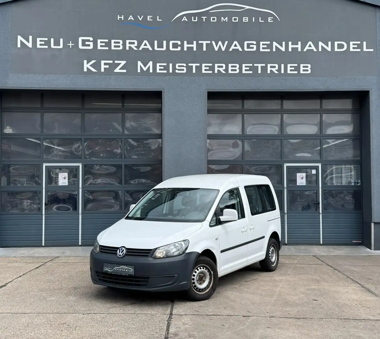 Volkswagen Caddy 1.6 TDI Kombi Trendline | Sitzhzg | Tempom Weiß - 1