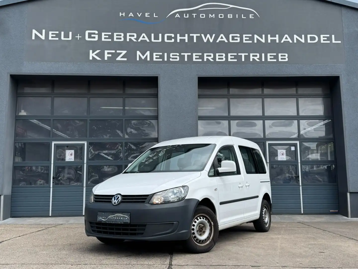 Volkswagen Caddy 1.6 TDI Kombi Trendline | Sitzhzg | Tempom Weiß - 2