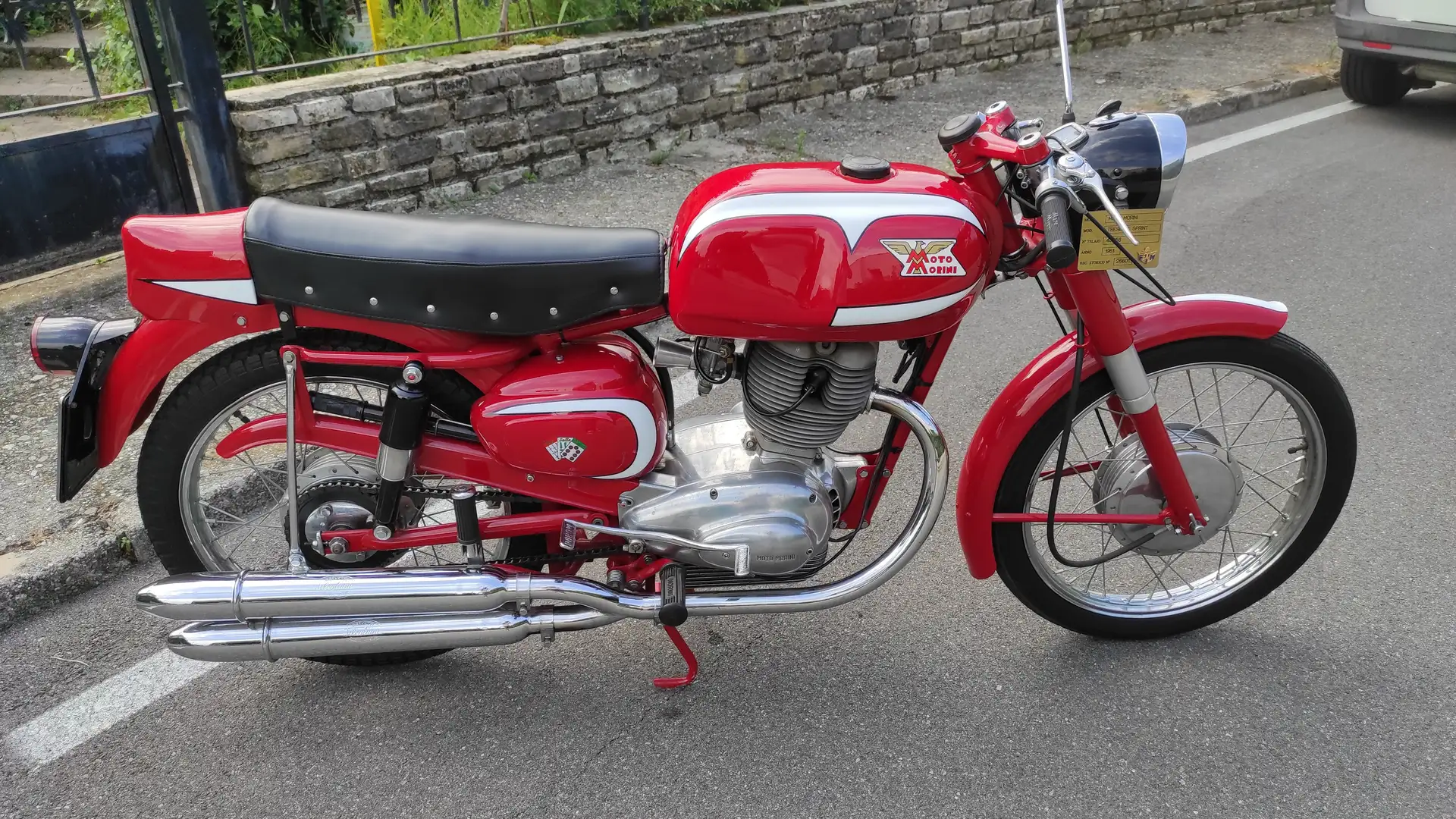 Moto Morini 175 Tresette SPRINT Rouge - 1