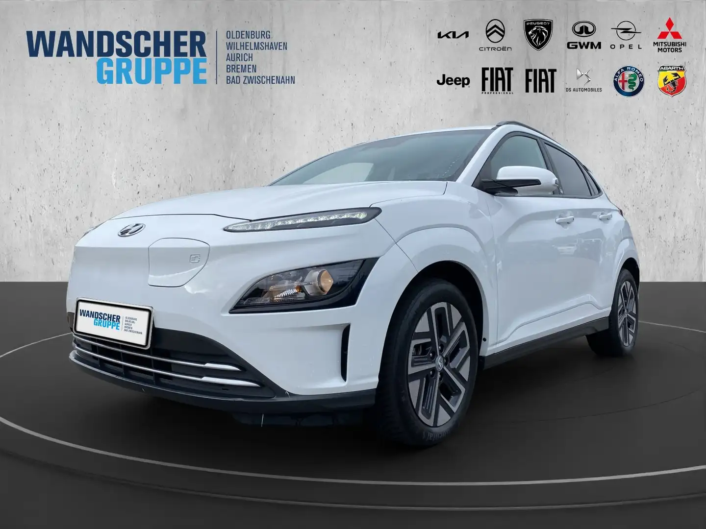 Hyundai KONA Edition 30+ Elektro Kam.+KeyLess+Navi+ACC Blanc - 1