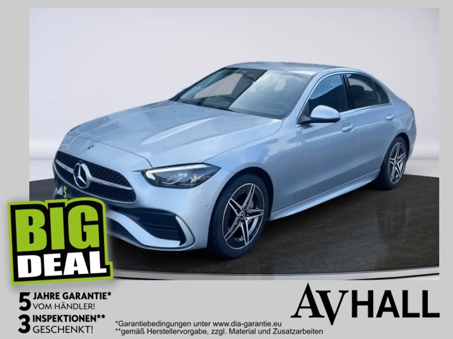 Mercedes-Benz C 180 Navi,Rückfahrkamera,Klimaautomatik Silber - 1