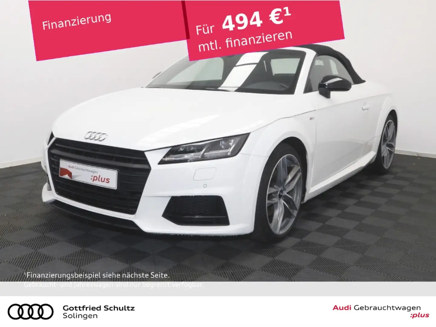 Audi TT Roadster 1.8 TFSI 2x S-Line NaviPlus Blanc - 1