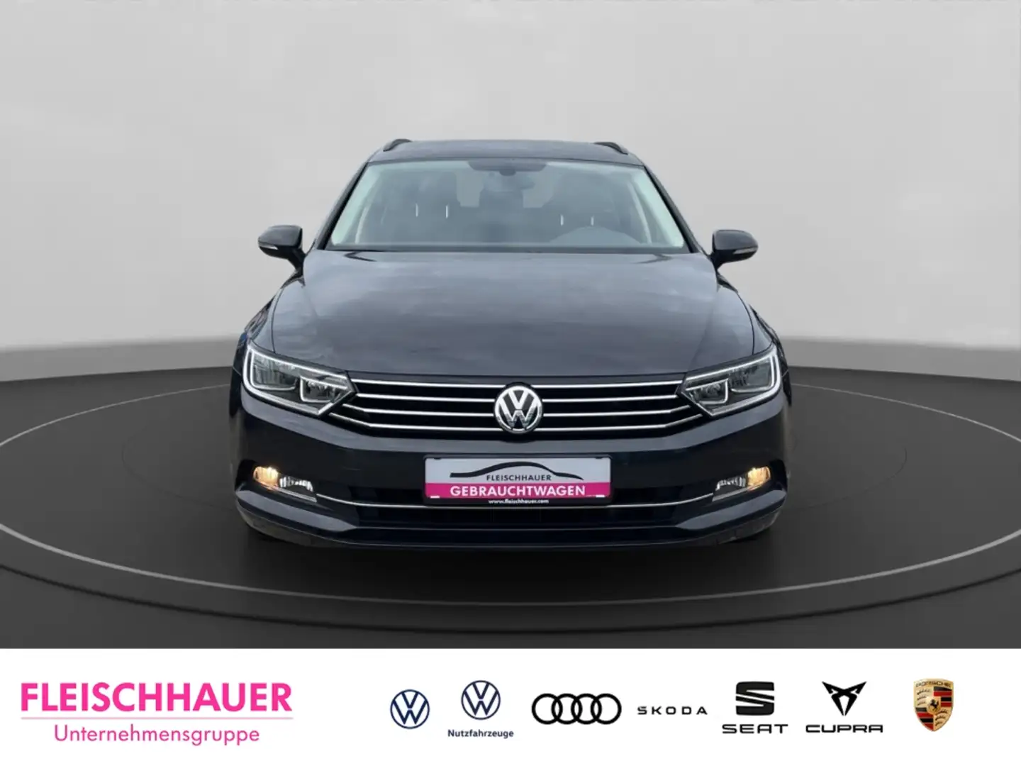 Volkswagen Passat Comfortline 2.0 TDI AHK-klappbar Navi ACC Apple Ca Gris - 2
