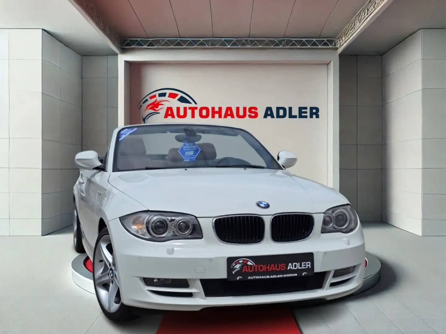 BMW 125 i CABRIO*AUTOM*2HD*PDC*XEN*NAV*LEDER*MEMOR*SH Blanc - 1