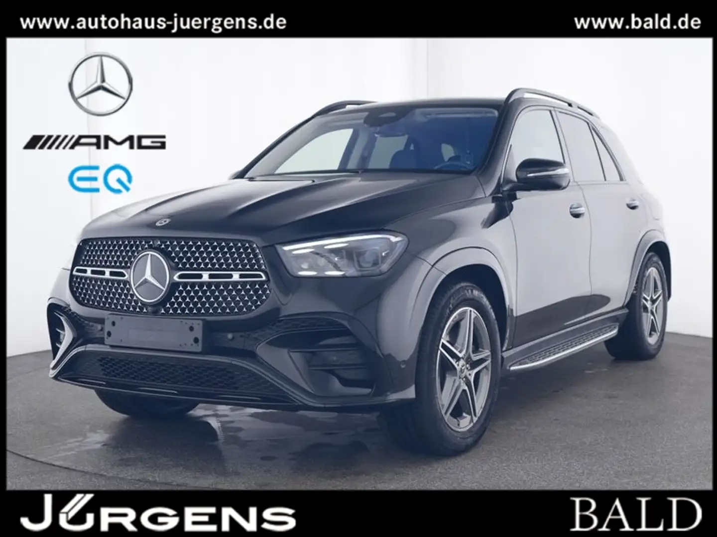 Mercedes-Benz GLE 350 de 4M AMG-Sport/Pano/AHK/Sitzklima/Night Чёрный - 2