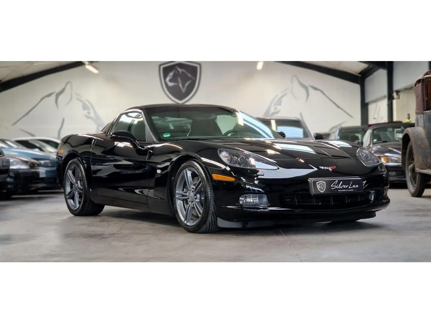 Chevrolet Corvette C6 Coupé 6.2 V8 LS3 BV6 437 Compétition / Historique/ faible kilométrage Noir - 1