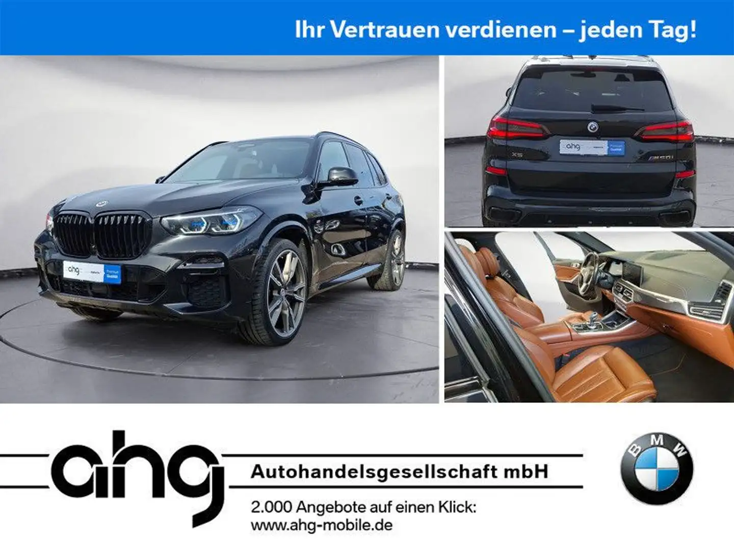 BMW X5 M i Head Up Laser AHK Pano Massage Schwarz - 1