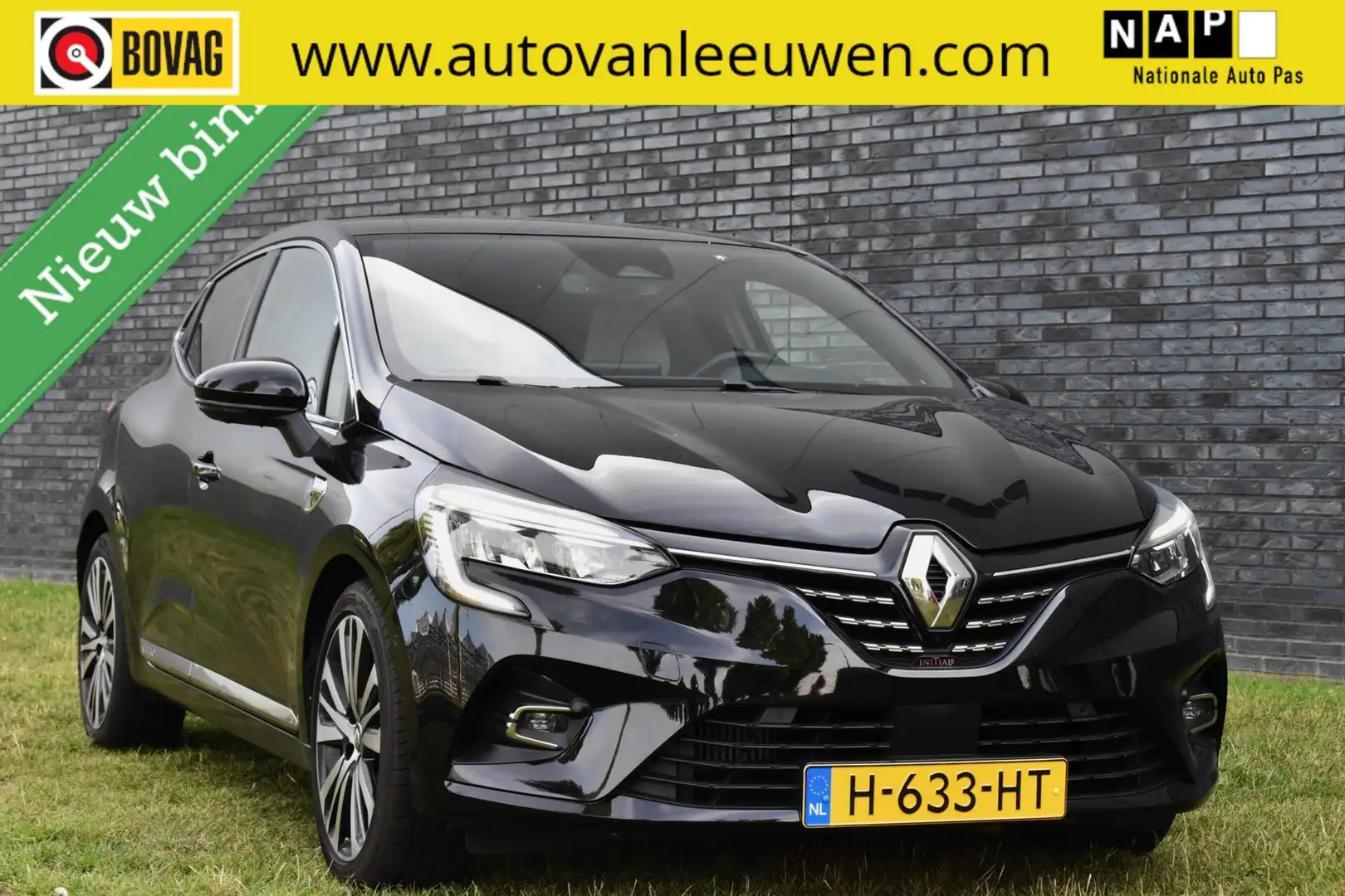Renault Clio Turbo Initiale Paris LEDER/BOSÉ/360°CAMERA/NAVI/ET Zwart - 1