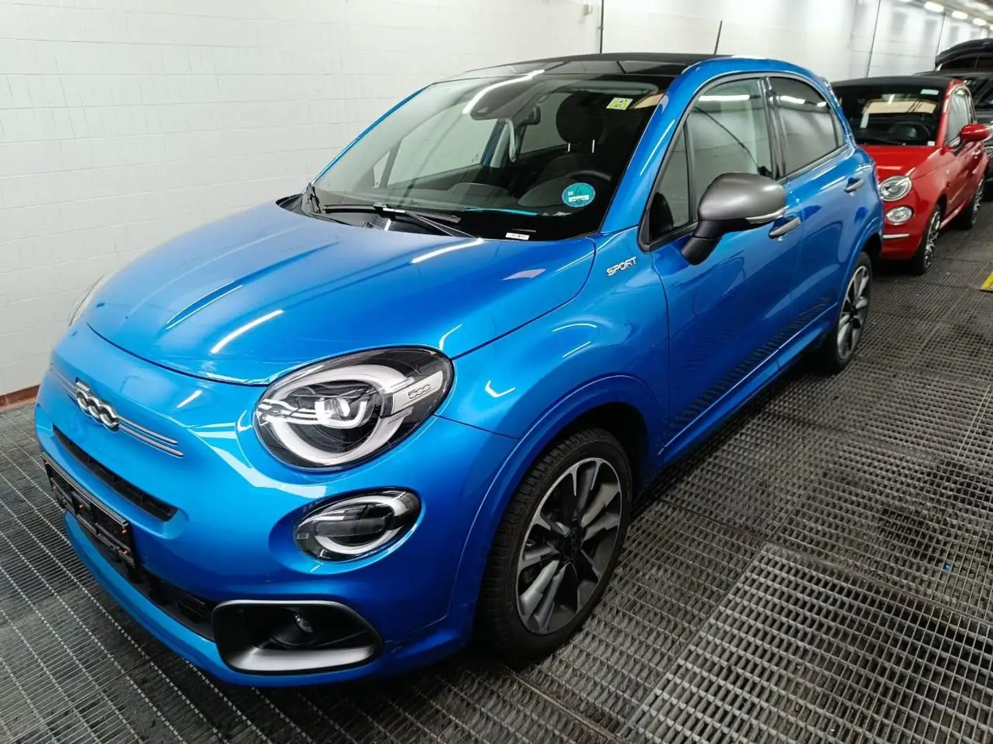 Fiat 500X 1.5 GSE Hybrid DOLCEVITA SPORT DCT*FALTDACH Blau - 2