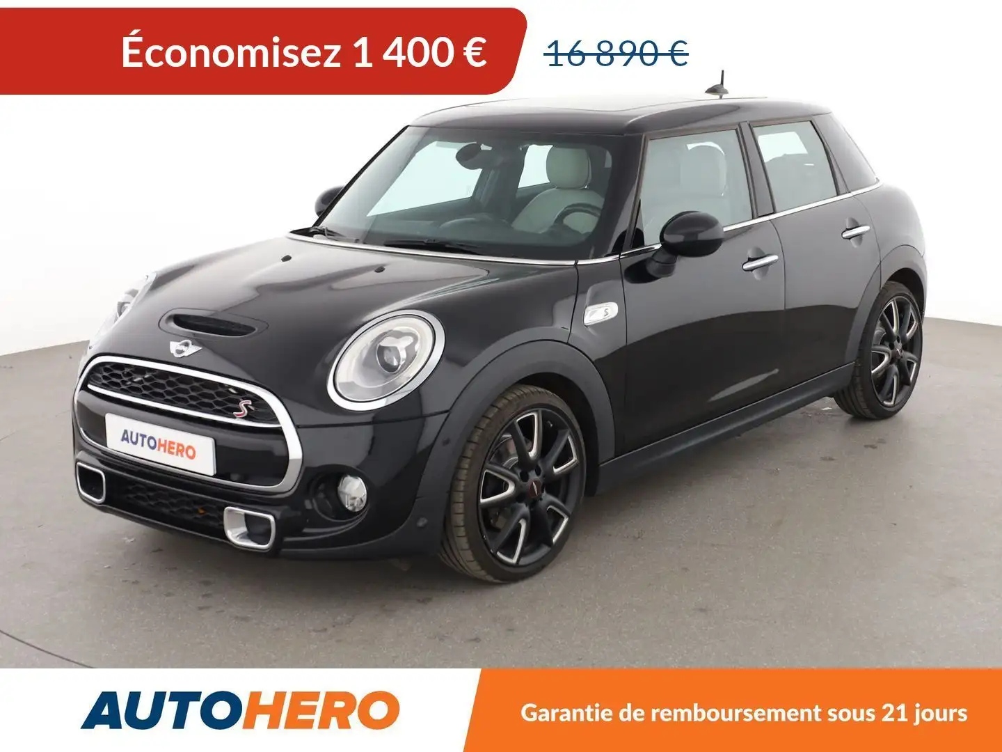 MINI Cooper S Cooper S Finition Red Hot Chili BVA6 Noir - 1