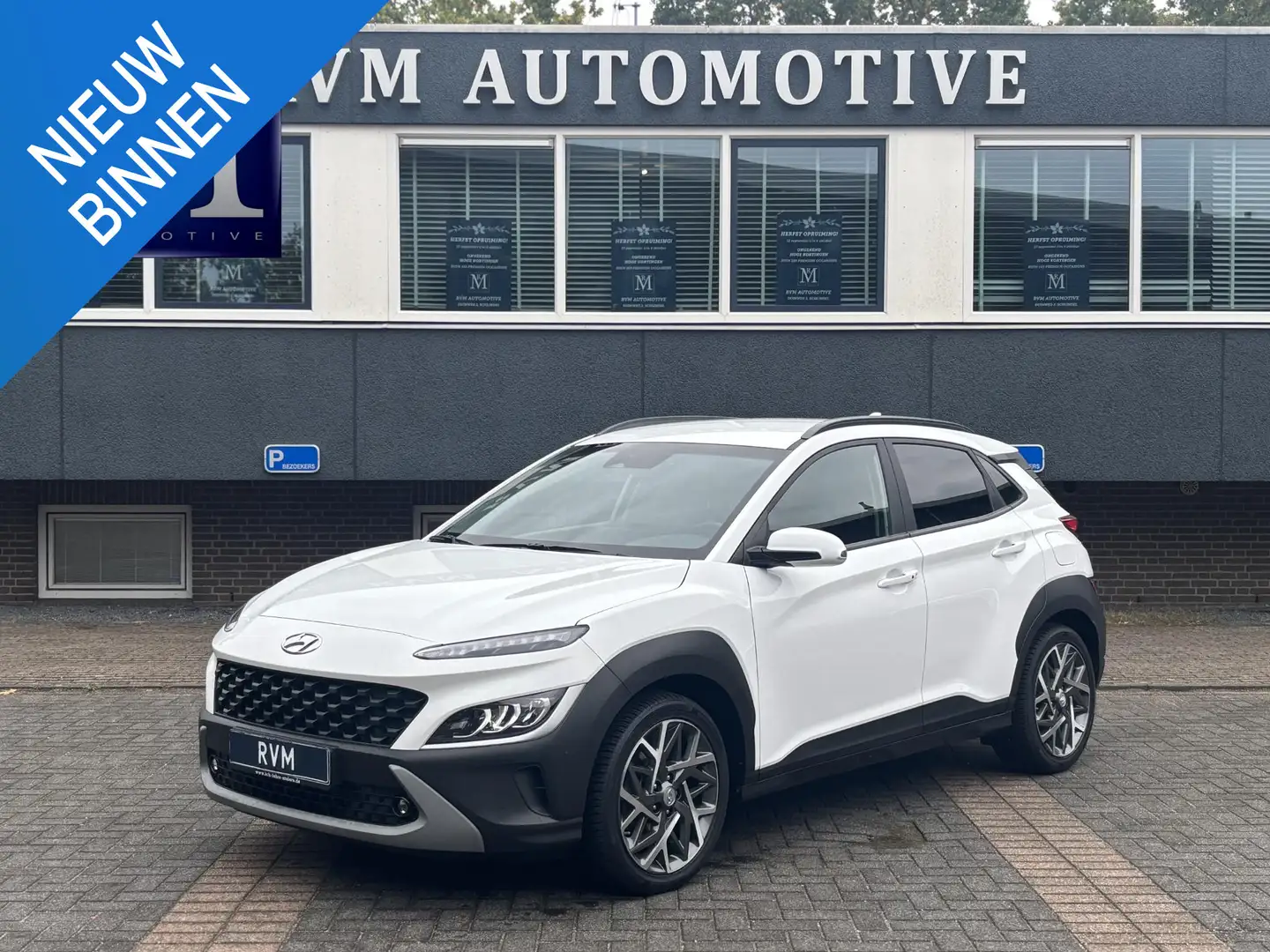 Hyundai KONA 1.6 GDI HEV Fashion STOEL + STUUR VERWARMING |CAME Blanc - 1