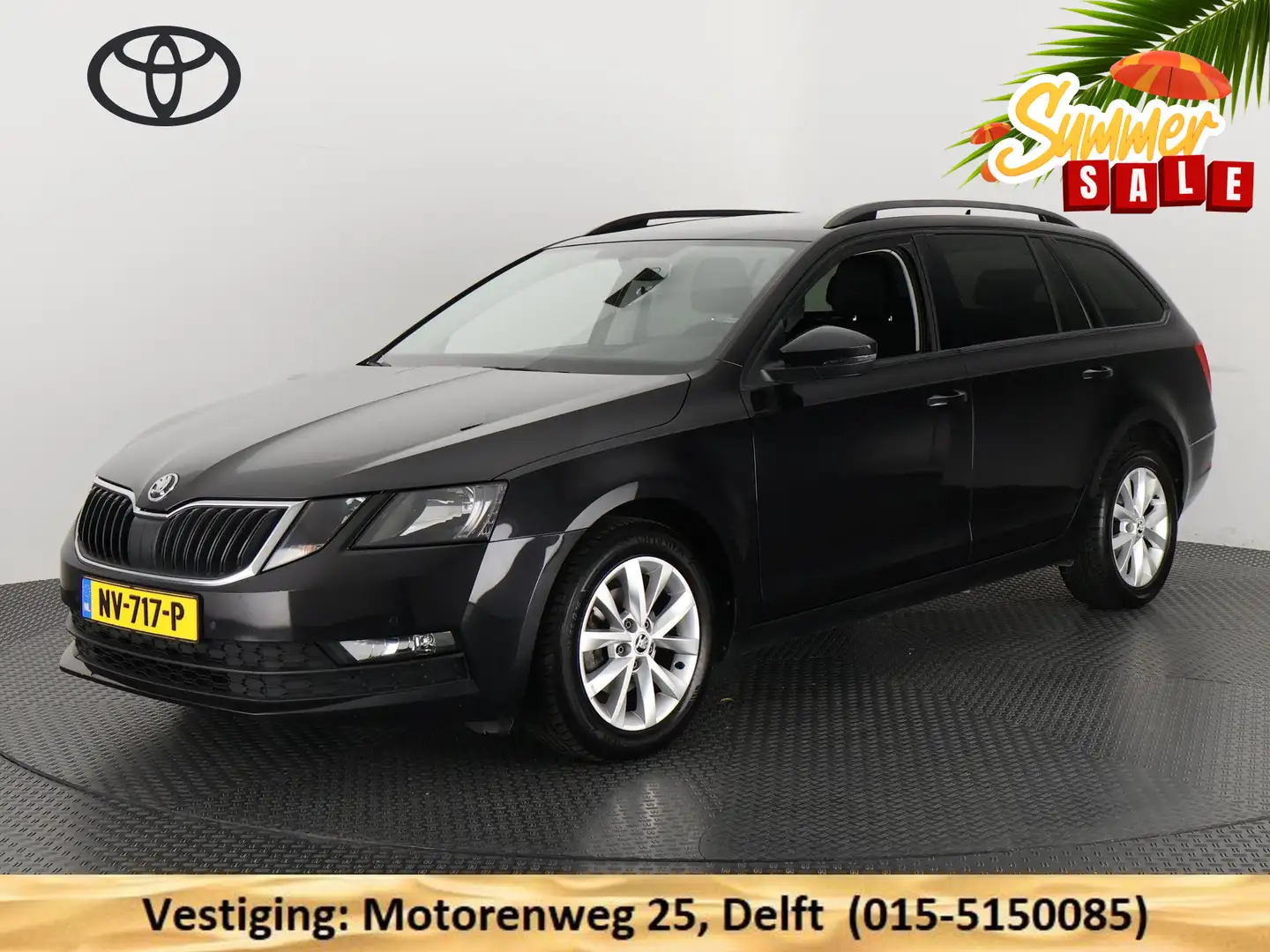 Skoda Octavia Combi 1.6 TDI Greentech Ambition Business Zwart - 1